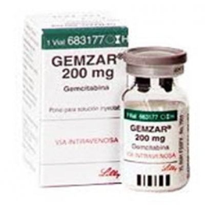 GEMZAR 200 mg injection ( Gemcitabine ) IV vial
